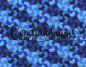 Pinwheel Hexagons
Congratulations Card